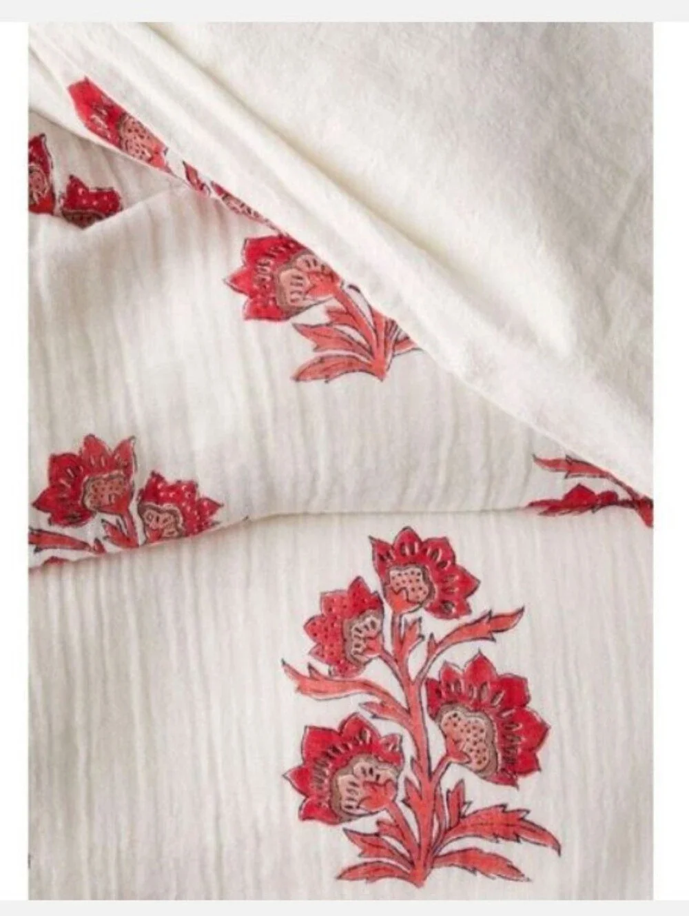 Urban Outfitters Franca Floral Duvet Cover NWOT 100% Cotton